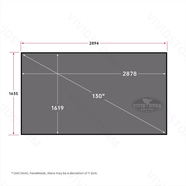 Vividstorm Fusion Fixed Frame Enhanced Long Throw ALR Projector Screen - Image 6